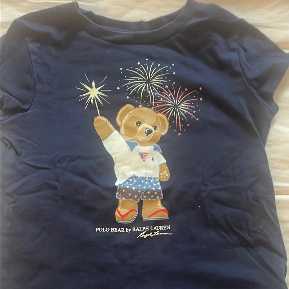 Ralph Lauren Polo Bear Navy T-Shirt